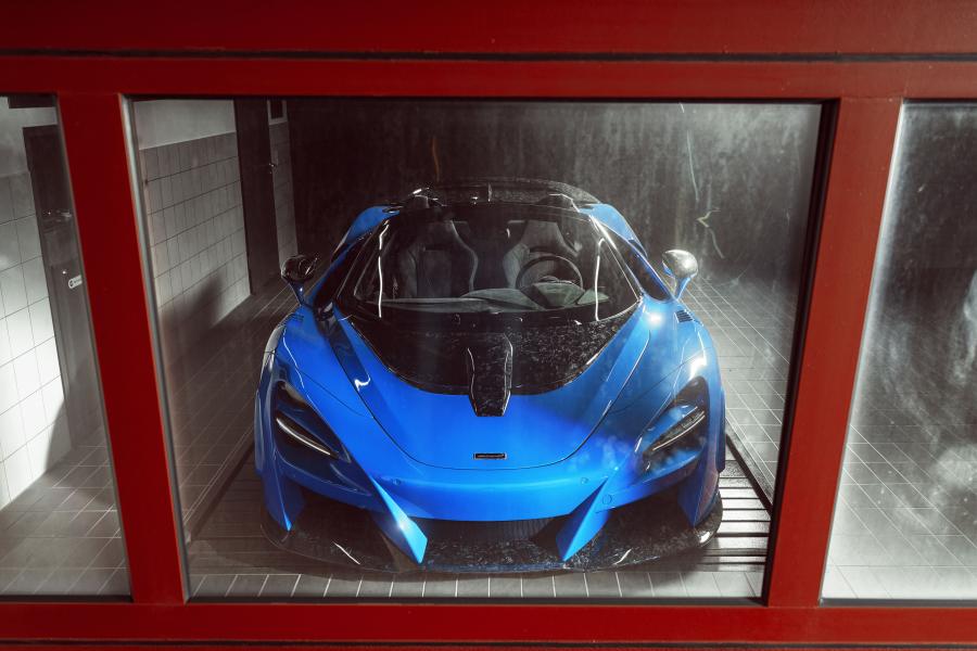  McLaren 720S Spider Spectacular N-Largo by Novitec Rosso on Vossen Wheels (MC2) 2020 года  (фото 3 из 15)